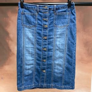 Light Denim Skirt